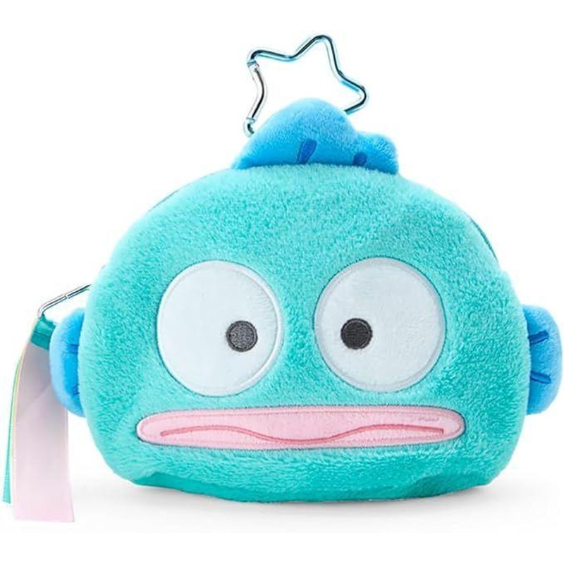 Sanrio Face-shaped Pouch with Window Hangyodon