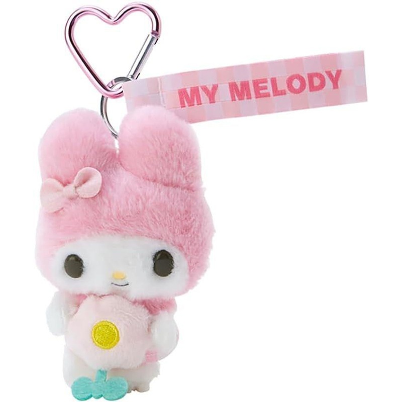 Sanrio Plush Mascot Holder  My Melody (Pastel Checkers)