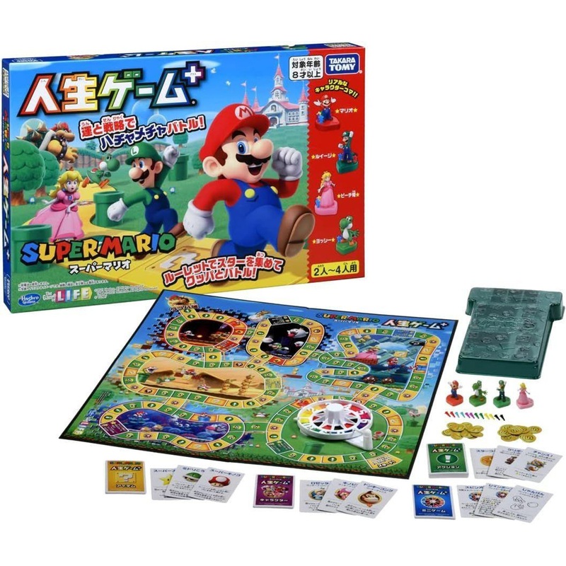 Takara Tomy Board Game Super Mario Game of Life Plus