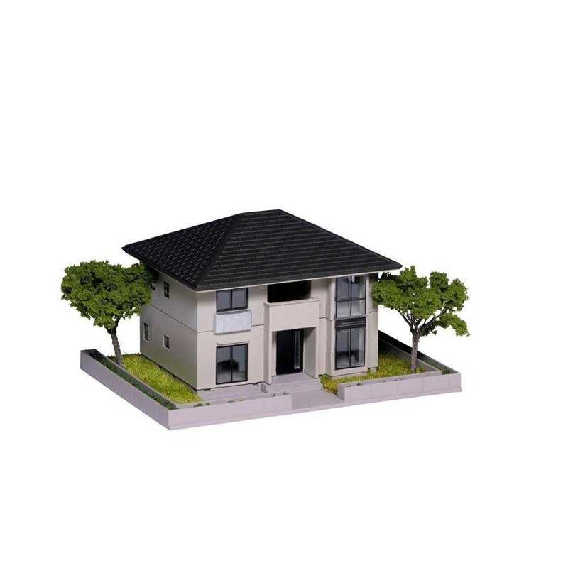 Kato 23-404A DioTown House with Garden 2 (Brown) (N scale)