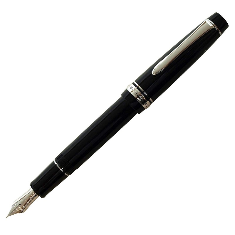 Pilot FKVH-2MR-B-FM Black Custom Heritage 912 Fountain Pen (NIB:FM Fine Medium)
