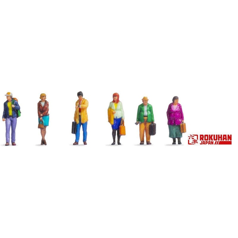 Rokuhan S204 1/220 Model People ‘Passenger’ (Z scale)