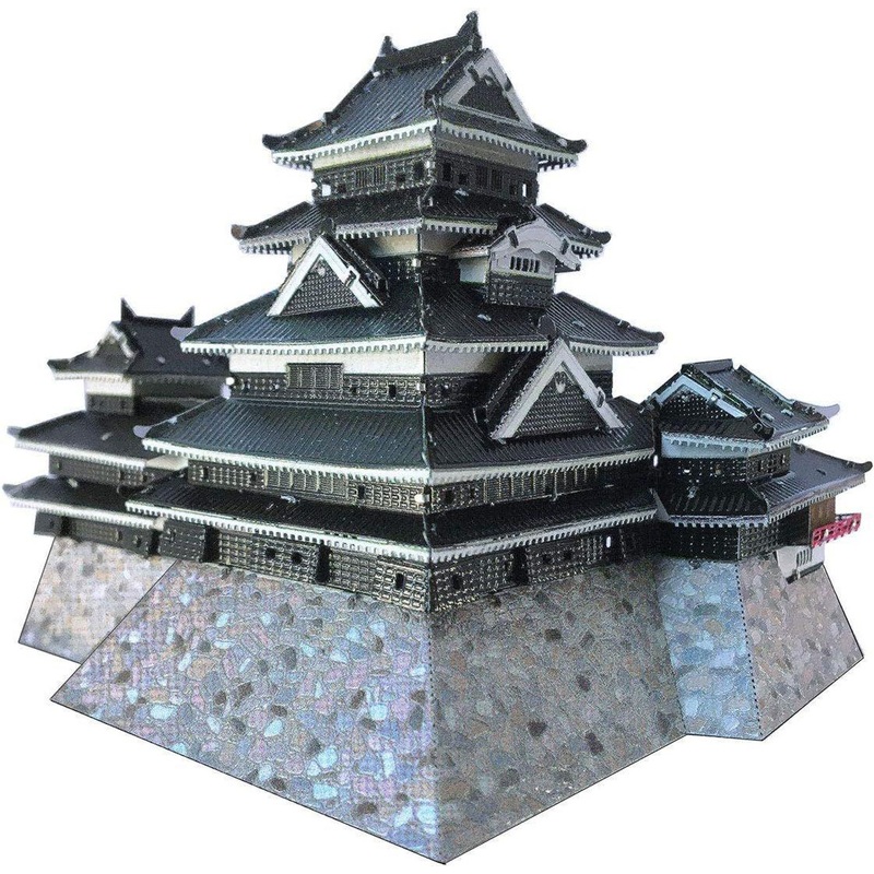 Tenyo Metallic Nano Puzzle Premium Series Matsumoto Castle