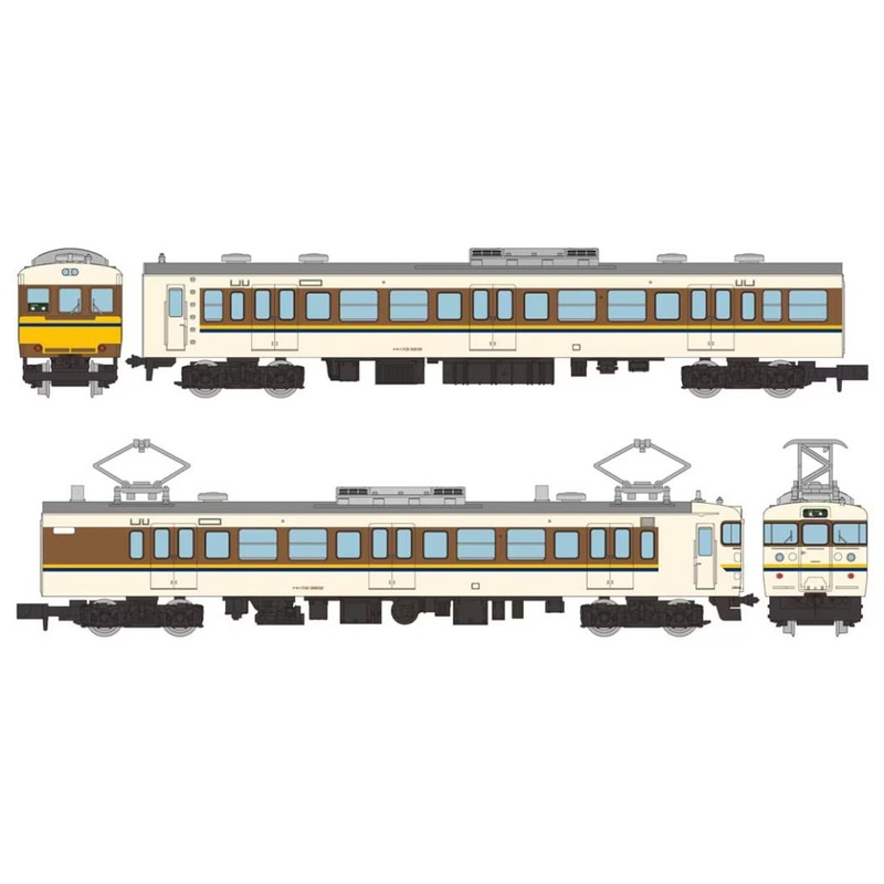 Tomytec JR Series 113-3800 2 Cars Set A (N scale)