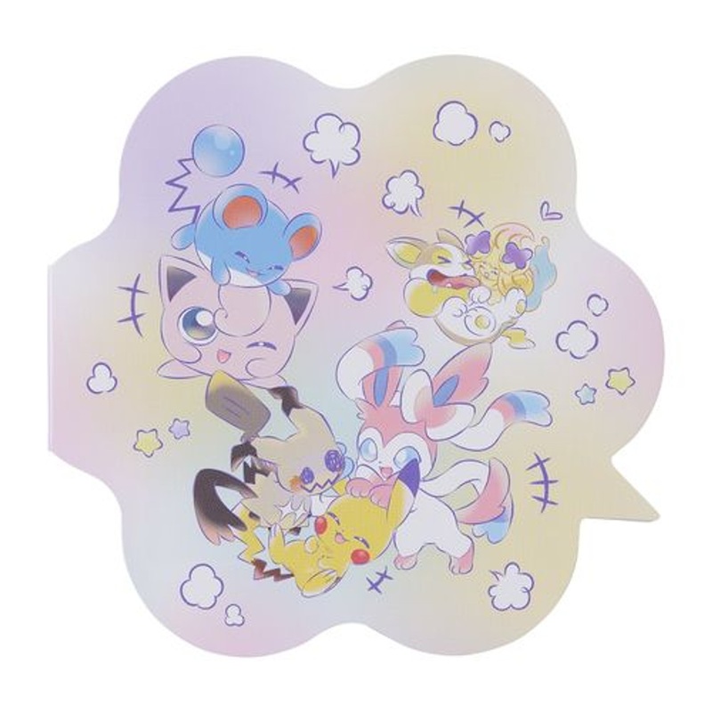Pokemon Center Original Die Cut Memo Play Rough!