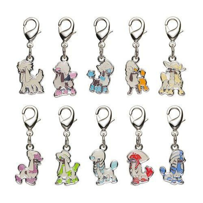 Pokemon Center Original Nationwide Pokedex Metal Charm Set – Furfrou (676)