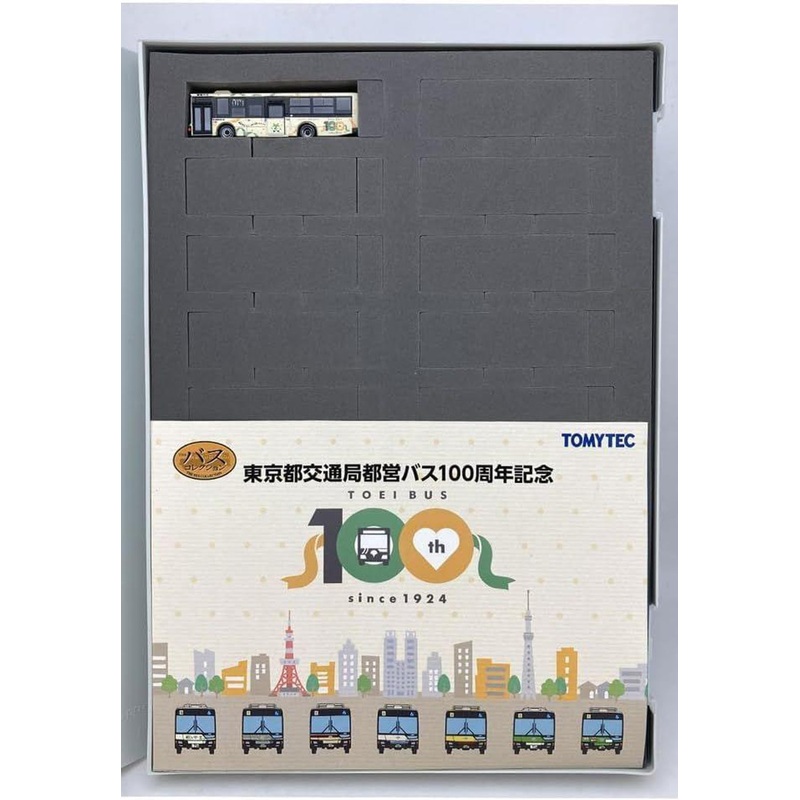 Tomytec Bus Collection Tokyo Metropolitan Bureau of Transportation Toei Bus 100th Anniversary with Special Case (N scale)