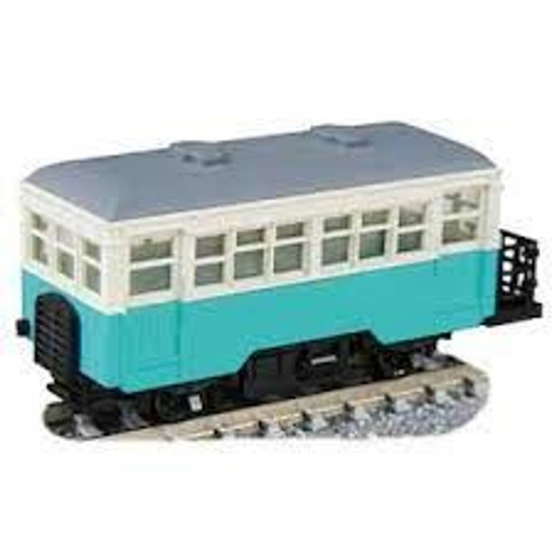 Tsugawa Yokou 91008 Gasoline Engine Car Basket Type (Light Blue x Ivory w/Motor) (N scale)