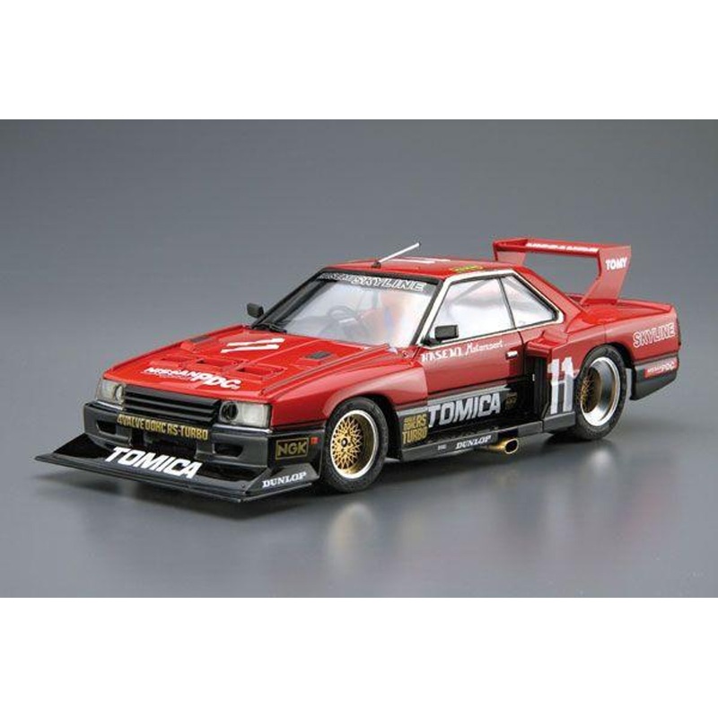 Aoshima The Model Car No.11 1/24 Nissan KDR30 Skyline Super Silhouette ’82 Plastic Model