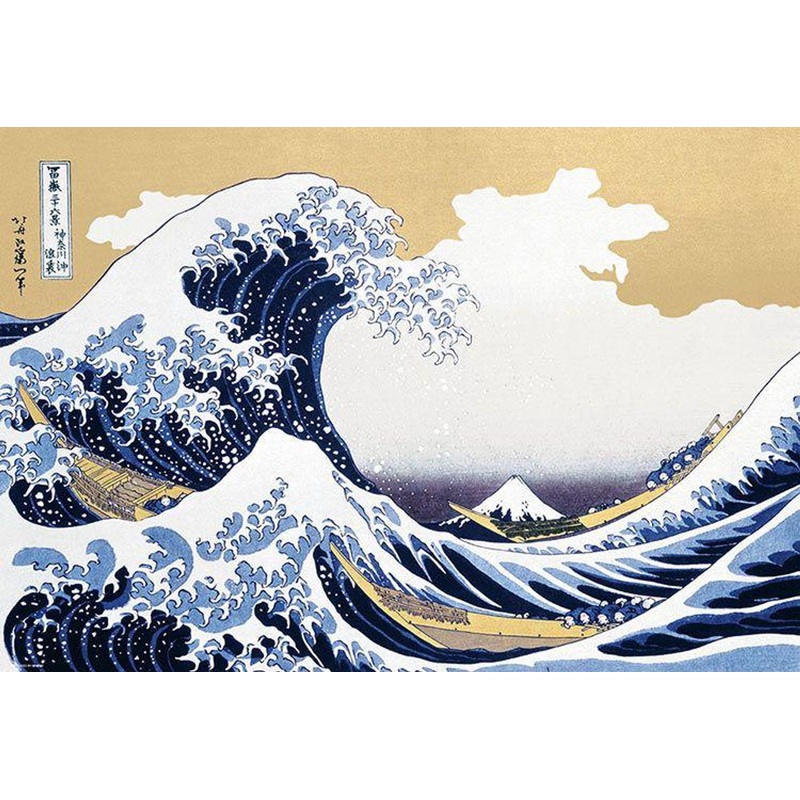 Jigsaw Puzzle The Great Wave off Kanagawa ~Thirty-six Views of Mount Fuji: The Wave off Kanagawa~ (Katsushika Hokusai) (1000 Pieces)