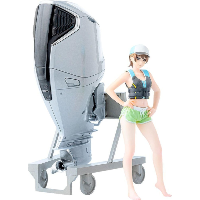 Max Factory PLAMAX MF-88 minimum factory Minori with Honda BF350 Outboard Engine Plastic Model