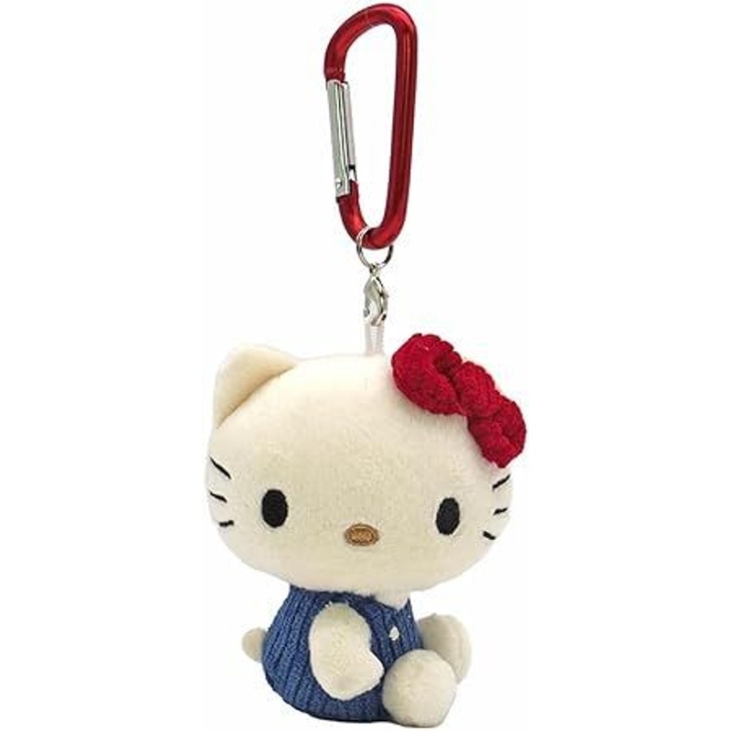 Nakajima Sanrio Plush with Carabiner Hello Kitty Classic