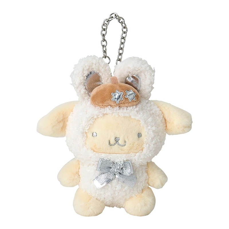 Sanrio Pompompurin Mascot Charm (Fluffy Snow Rabbit) 432571