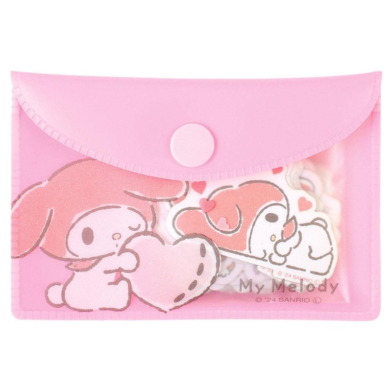 T’s Factory Sanrio Pouch With Flake Stickers I Love My Melody