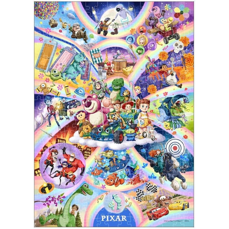 Tenyo Jigsaw Puzzle Disney Pixar Popping Out! (300 Pieces)