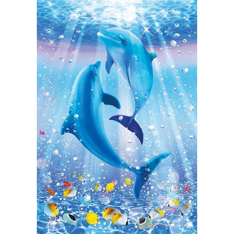 Beverly M81-639 Jigsaw Puzzle Dolphin Celebration (1000 S-Pieces)