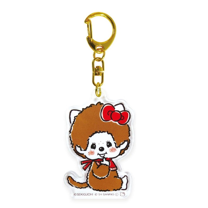 Kcompany Monchhichi X Hello Kitty Acrylic KH (Sitting)