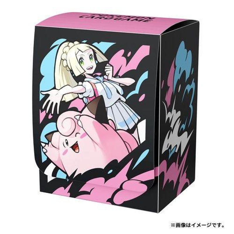 Pokemon Card Game TCG Deck Case Lillie & Clefairy