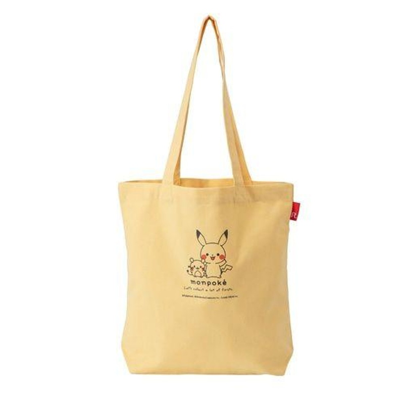 Pokemon Center Monpoke Rootote Recycled Cotton Tote Yellow