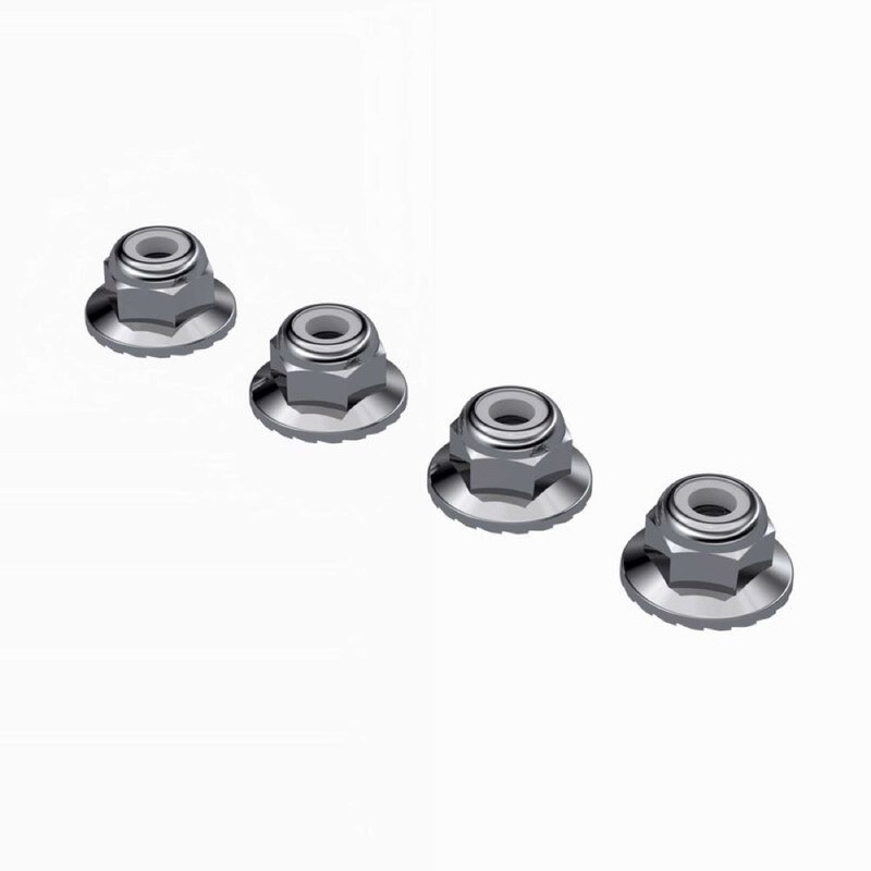 Arrma 2472 M4 Wide Flanged Nyloc Nut 4pcs