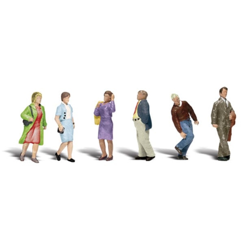 Woodland Scenics A1913 HO Scale Figures – People Walking