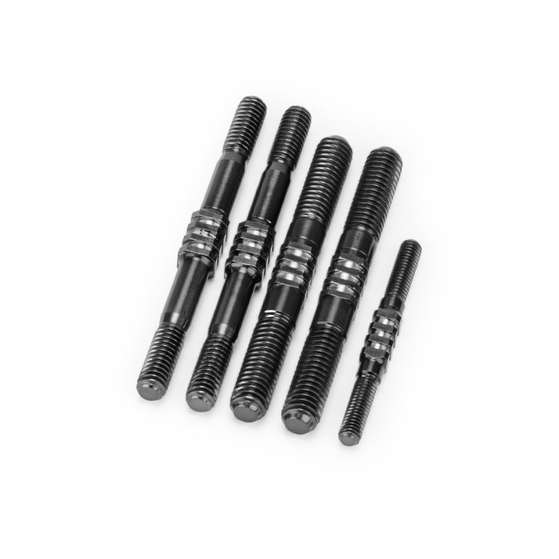 Jconcepts 2507-2 Stealth Black RC8B4.1 Fin Titanium Turnbuckle Set