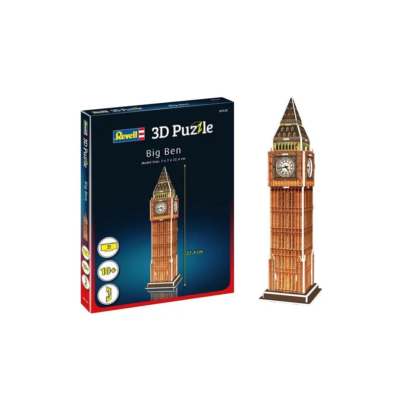 Revell 0120 Big Ben Clock Tower 13 Piece 3D Puzzle