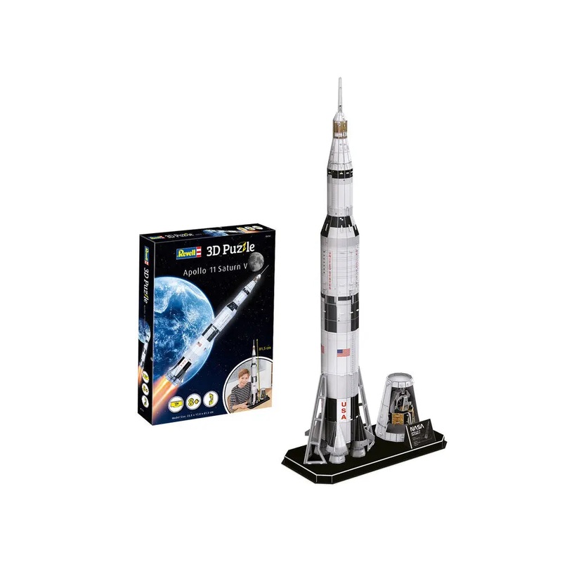 Revell 0250 Apollo 11 Saturn V 136 Piece 3D Puzzle