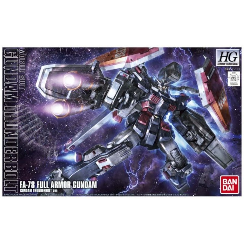 Bandai 2339746 1/44 HG FA-78 Full Armor Gundam (Anime Color) Gundam Thunderbolt
