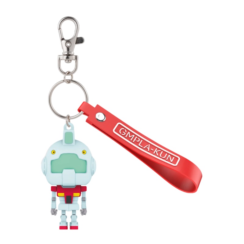 Bandai 2777892 Mobile Suit Gundam Gmpla-Kun 3D Rubber Mascot Keychain