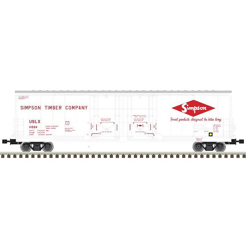 53′ Evans DPD Boxcar Simpson Timber Co #10401