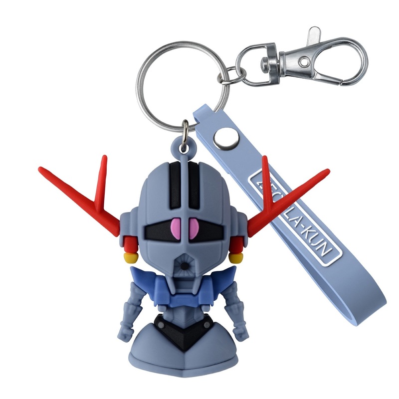 Bandai 2825396 Mobile Suit Gundam Zeopla-Kun 3D Rubber Mascot Keychain