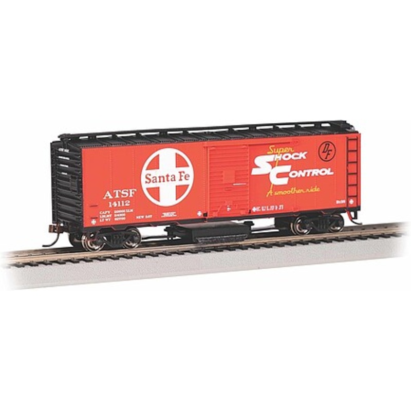 Track Cleaning 40′ Boxcar Santa Fe #14112