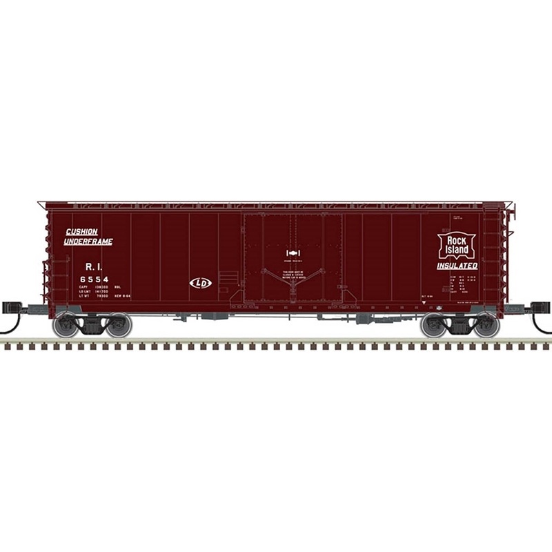 50′ GA RBL Plug-Door Boxcar Rock Island #6551