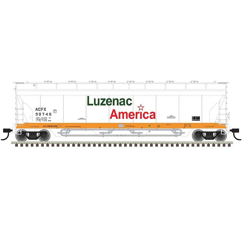 Pressuraide Covered Hopper Luzenac America #59748