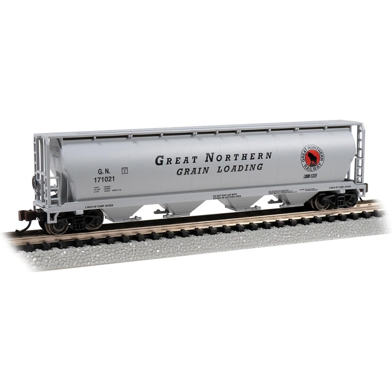 4-Bay Cylindrical Grain Hopper Great Northern #171021