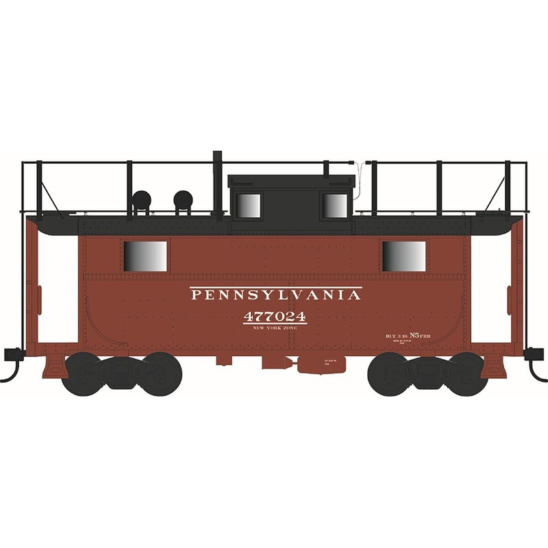 HO N-5 Caboose PRR #477017/NY Zone w/Trainphone Blt 3-16 R