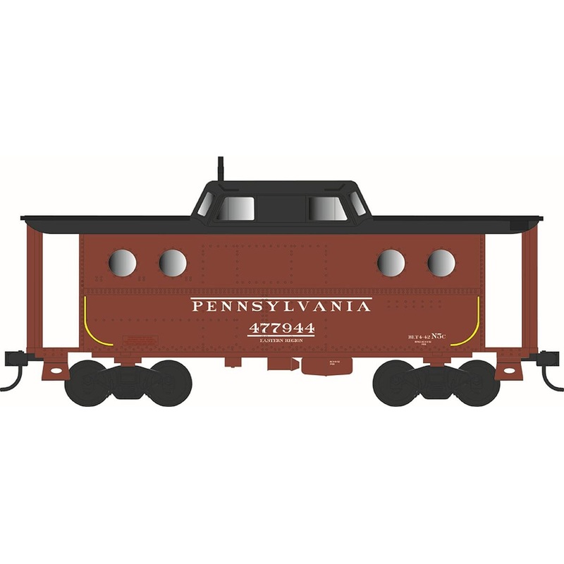 Ho N-5c Caboose PRR 477944