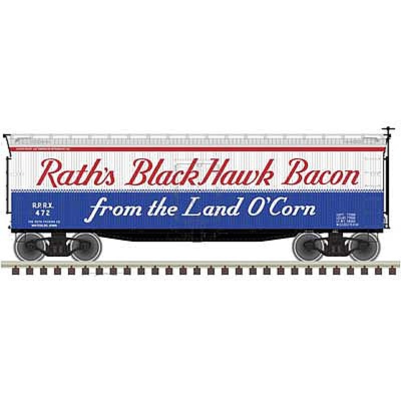 40′ Wood Reefer Rath’s Black Hawk Bacon #478