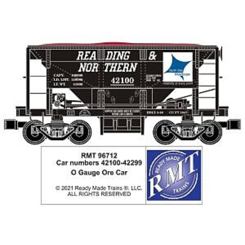 O Ore Car Reading & Northern