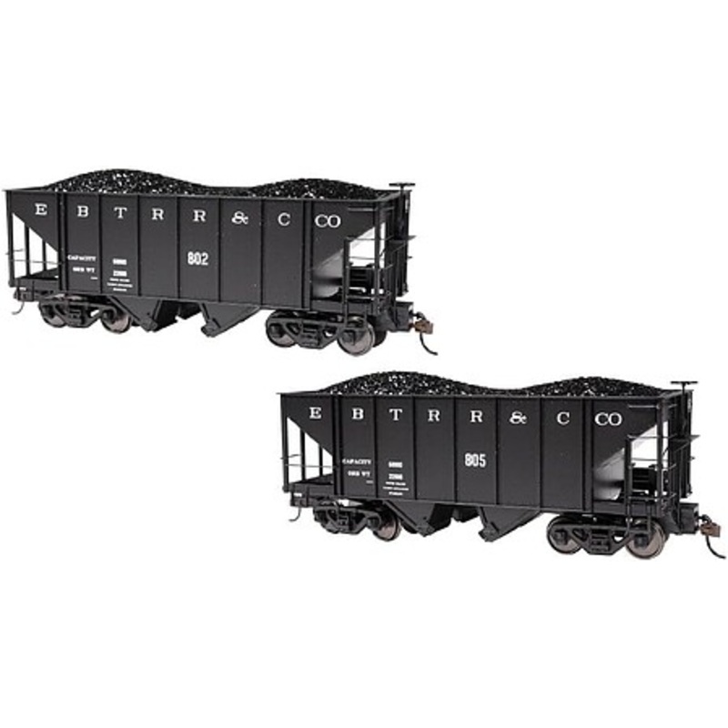2-Bay Steel Hopper East Broad Top #802 & #805