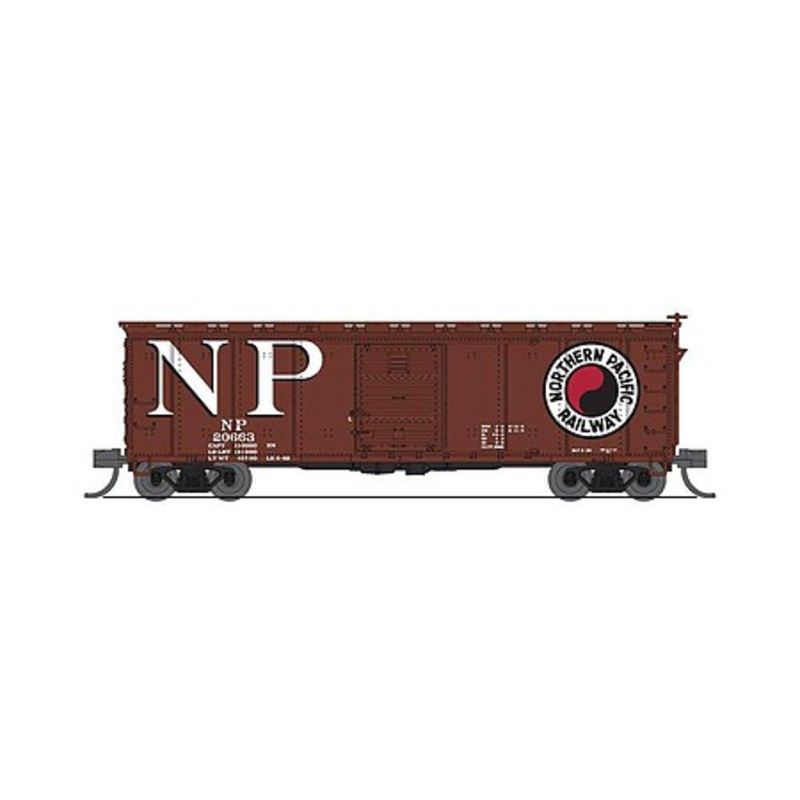 40′ Steel Boxcar 2 pack Northern Pacific