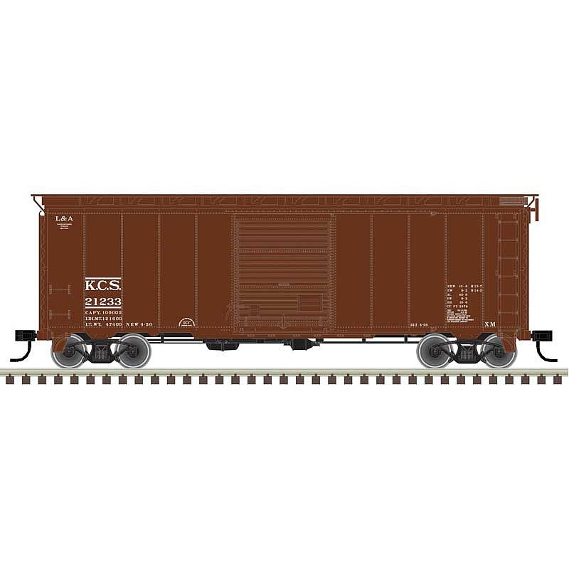40′ Postwar Box Car Kansas City Southern #21233