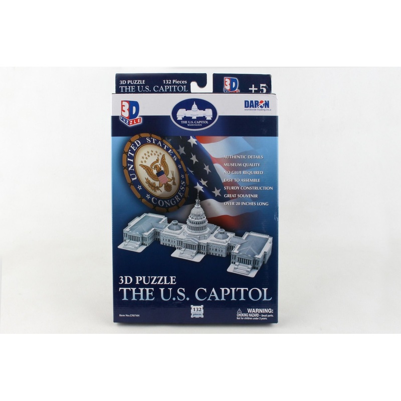 Daron CF074H U.S. Capitol 132 Piece 3D Puzzle