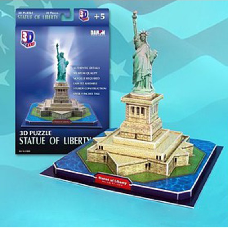Daron CF080H Statue of Liberty 39 Piece 3D Puzzle