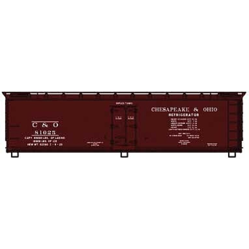 HO 40′ Wood Reefer C&O Single Car
