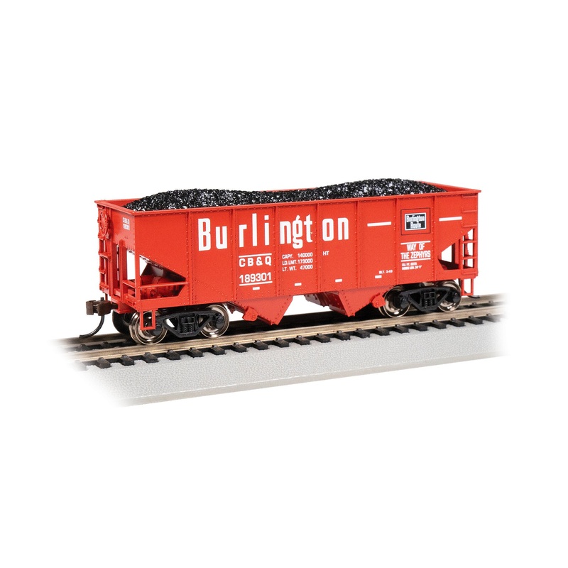 55-Ton 2-Bay USRA Outside Braced Hopper C,B&Q #189301