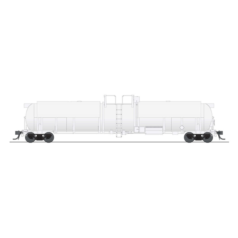 Ho Cryogenic Tank Car Undec Type B White