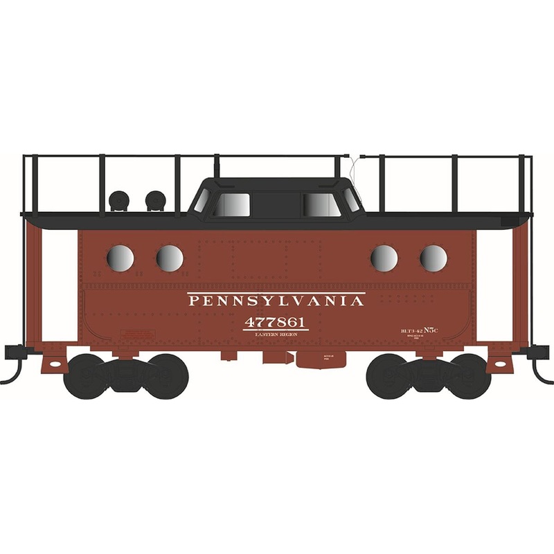 Ho N-5c Caboose PRR 477861