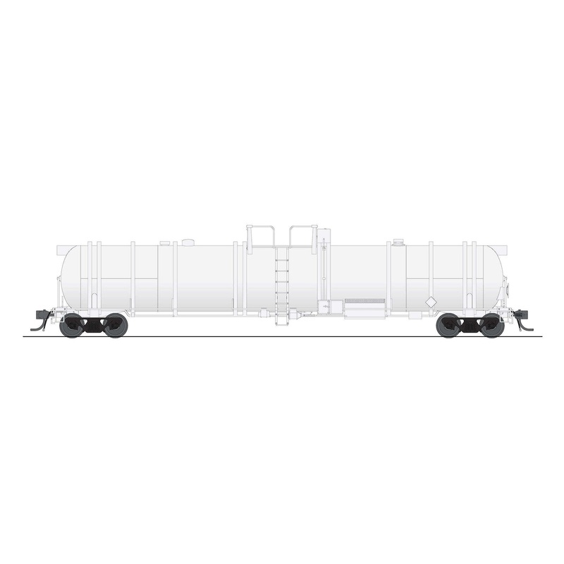 Ho Cryogenic Tank Car Undec Type C White